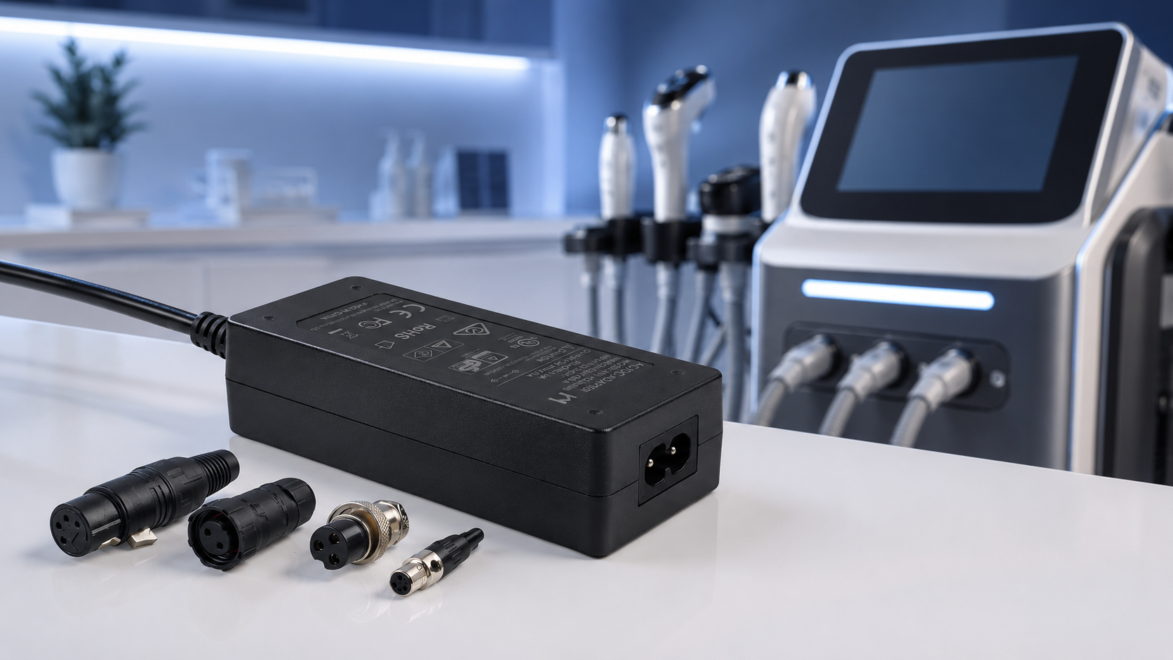 Beauty Equipment power supplies - YHYadapter power solutions for cosmetic devices