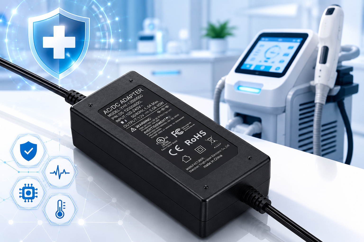 YHYadapter certification guide - Understanding Medical Aesthetic Power Supply Certifications IEC 60601 1 Guide