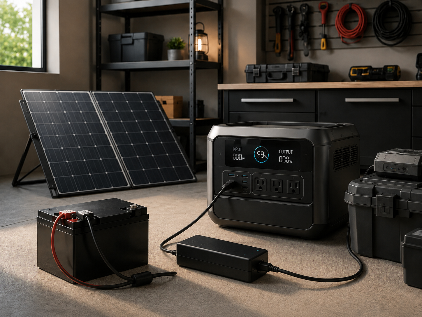 Power solutions for battery energy storage systems, portable power stations, UPS, and solar energy accessories.