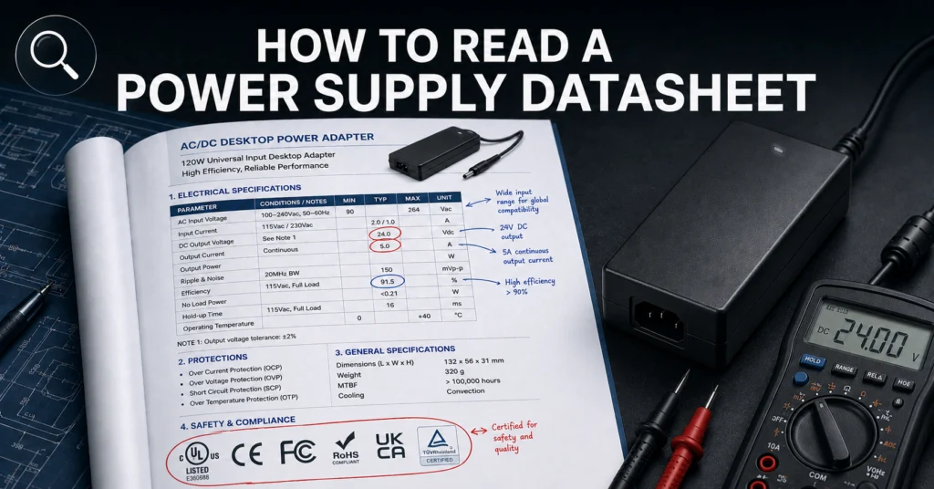 YHYadapter Product Finder - PF02 Header - power adapter selection guide