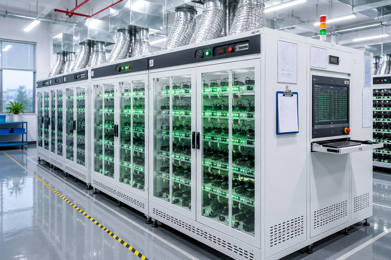 YHYadapter burn-in testing facility - power adapter reliability testing