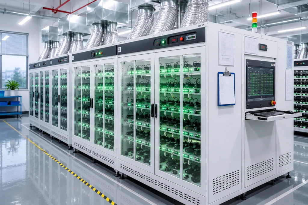 YHYadapter burn-in testing facility - power adapter reliability testing
