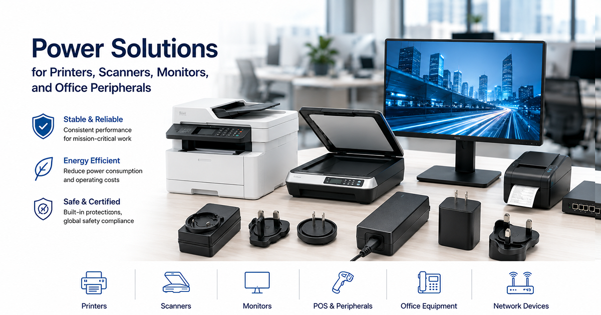 Power Solutions for Printers, Scanners, Monitors, and Office Peripherals