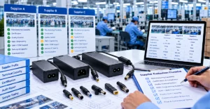 Evaluation of power adapter manufacturers in China for OEM sourcing