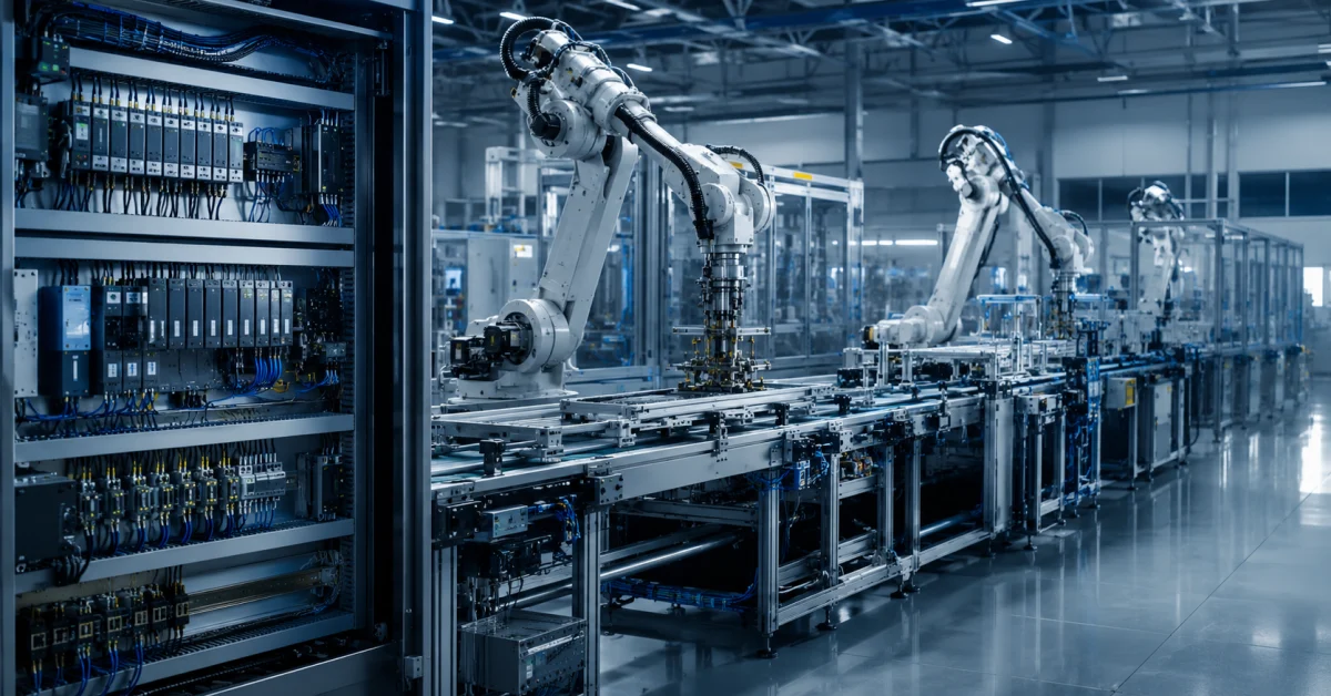 PLC panels and industrial control systems - YHYadapter industrial power solutions