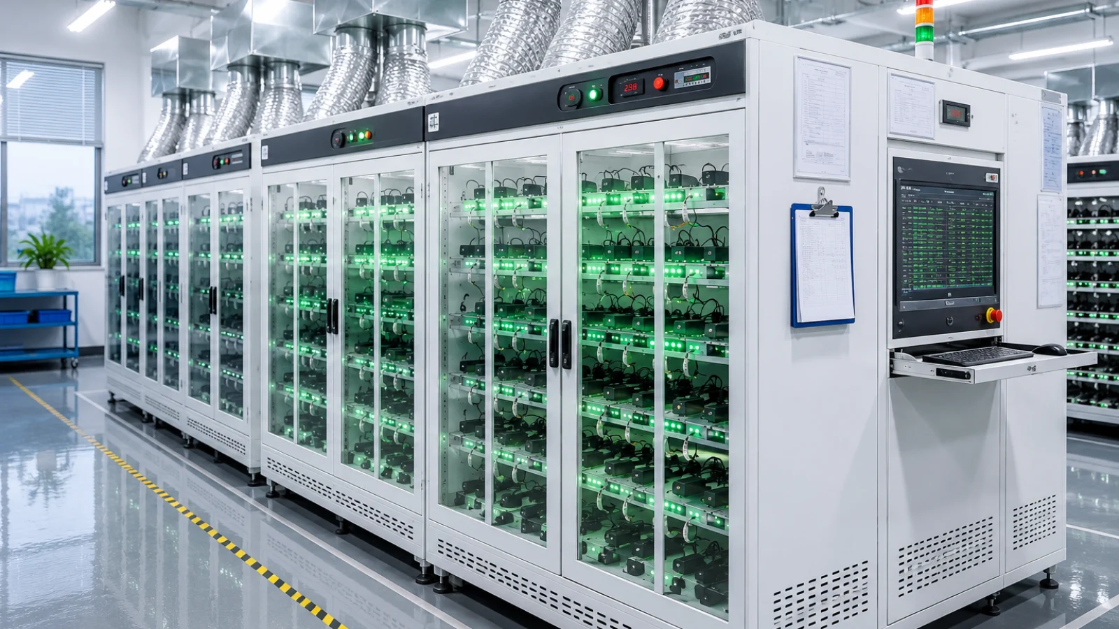 YHYadapter burn-in testing facility - power adapter reliability testing